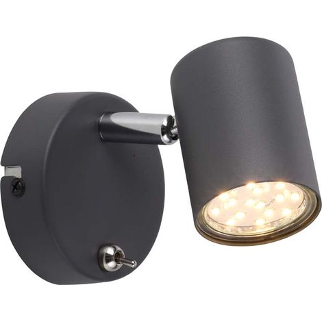 Lampada da parete applique da letto lampada da letto orientabile LED luce soggiorno H 11,5cm (1/5)