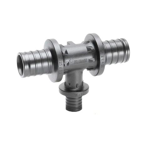 Raccordo a T REHAU RAUTITAN PX con dimensioni 40-25-40 mm