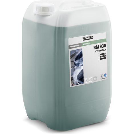 KARCHER Pre-lavage VehiclePro Jet Prewash RM 930 62962070, Bidon de 20 L, pH 13, Formule Alcaline Concentree, Biodegradable OCDE, Poids de 21.5 kg