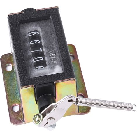 D67-F 5-stelliger mechanischer, manuell rückstellbarer Handziehzähler (1/5)