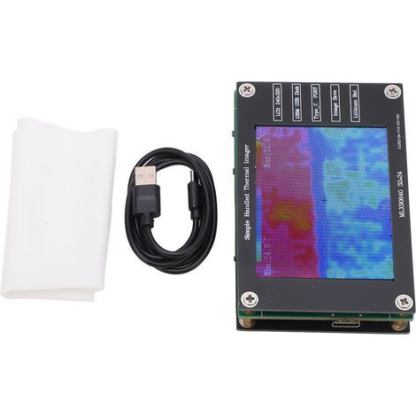 Imageur thermique infrarouge numérique portatif – Plage de mesure -40 à +300 ℃ – Écran LCD 2,8 pouces – Détection température corporelle (1/5)