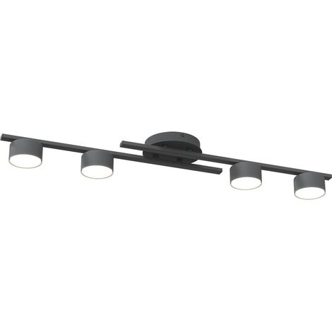 Plafonnier noir loft minimaliste 4xGX53 Fragment Emibig (1/5)