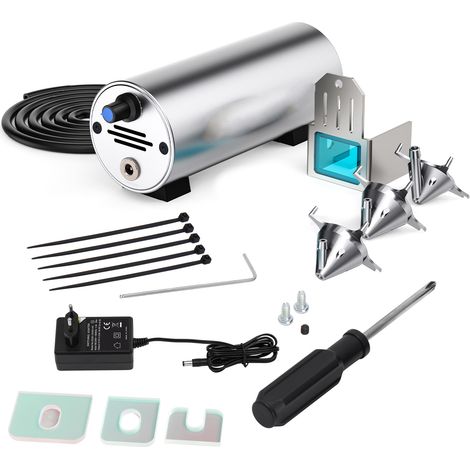 Accessoire à air comprimé pour graveurs laser, 10–30 l/min, réglable, faible bruit, prise de rechange pour prises UE (100–240 V) (1/5)