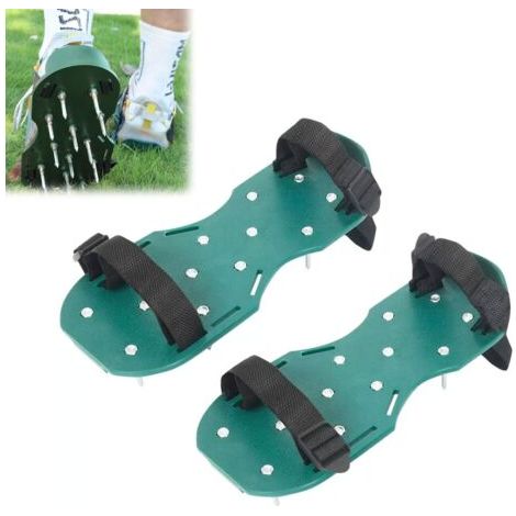 Aérateur De Pelouse, Chaussures Fermées pour Pelouse, Chaussures Aérateur De Pelouse, Chaussures Pelouse, Aérateur De Pelouse Scarificateur, Chaussures À Ongles pour Votre Pelouse Ou Votre Cour (1/5)