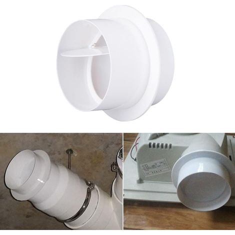 Clapet anti-retour à volet 80 mm/100 mm/110 mm/120 mm/150 mm/200 mm Valve anti-retour Clapet amortisseur à volet pour ventilation Ventilation (80 mm) (1/5)