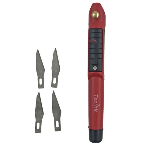 Kit modelisme 5 pcs - 1 porte-lames + 4 lames + lampe LED