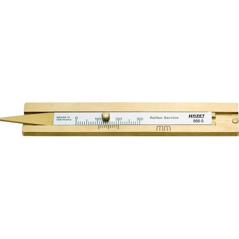 Jauge de profondeur pour pneu mécanique Hazet 666-5 C79220 (1/4)