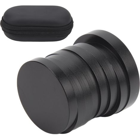 Bureau jouet rotatif pièce réduction stress aluminium alliage brillant avec boîte rangement noir (1/5)