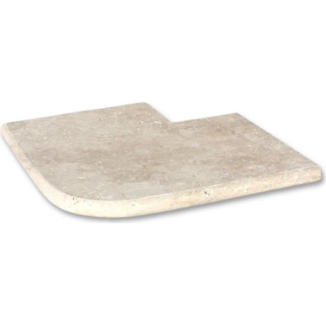 Angle sortant travertin 45x45x5 cm (1/2)