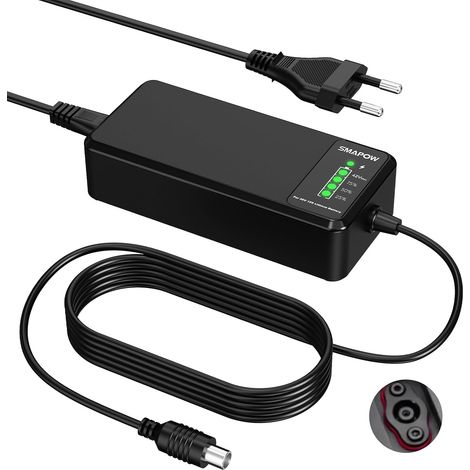 Chargeur Intelligent 42V 2A pour Trottinette Batterie 36V  Pour M365, M365 Pro, Pro2, 3, 1S, 4, 4 Lite, 5 Elite, Max G30, ES1-ES4, E22E/E25E (1/5)