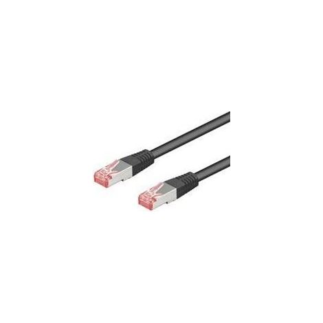 Goobay 95468 cable de red Negro 0,5 m Cat6 S/FTP (S-STP)