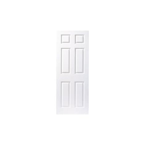 Internal White 6 Panel Door 1981mm x 838mm x 35mm