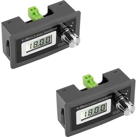 Générateur de signal de boucle de courant 4-20 mA (lot de 2) - Instrument PLC à deux fils de précision 0,01 (1/5)