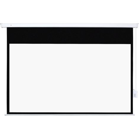 Ecran de projection MELIES motorisé blanc 4K HD (1/5)