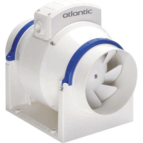 Atlantic – Aérateur permanent VCM Easy 150 3V – Débit d'air 380/557 m³/h – 3 vitesses réglables – Indice de protection IP44 – 123188