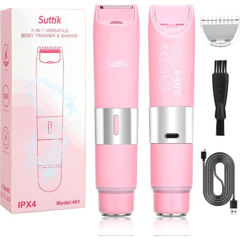 Rasoir électrique pour femmes 2 en 1, appareil d'épilation pour le corps entier, rasoir à mouvement alternatif pour usage domestique (1/2)