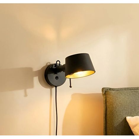 [GEBRAUCHT] B-Ware Lucande Wandleuchte Silka LED Wandlampe flexibel schwarz gold 14cm 32cm 1x15W (1/2)