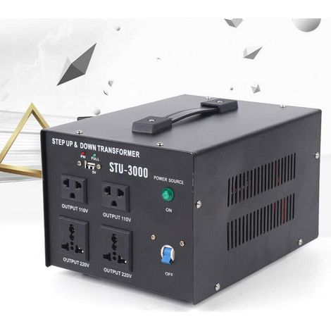 Convertisseur De Tension, 2400w Transformateur De Tension, 220v⇋110v Step Up/Down Converter, Regulateur De Tension (1/5)