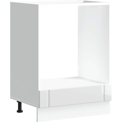 Maison Exclusive - Armadio Forno Lucca Bianco Lucido in Legno Multistrato