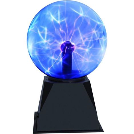 6 Pouces Boule de Plasma, Lampe de Sphère Magique Sensible au Son et au Toucher, Flash Lampe à Plasma Sphère (1/4)
