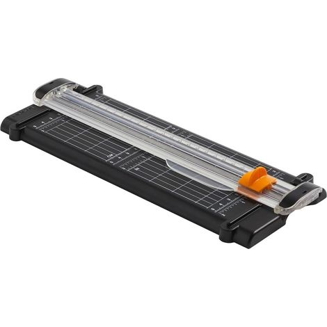 FISKARS Massicot portable - SureCut TripleTrack 22,8 cm A5 - coupe papier précise bureau et loisirs créatifs