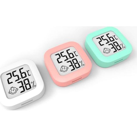 Mini Indoor Thermometer Hygrometer, Digital Hygrometer Thermometer, Accurate Room Temperature and Humidity Meter (3 Pack) (1/5)