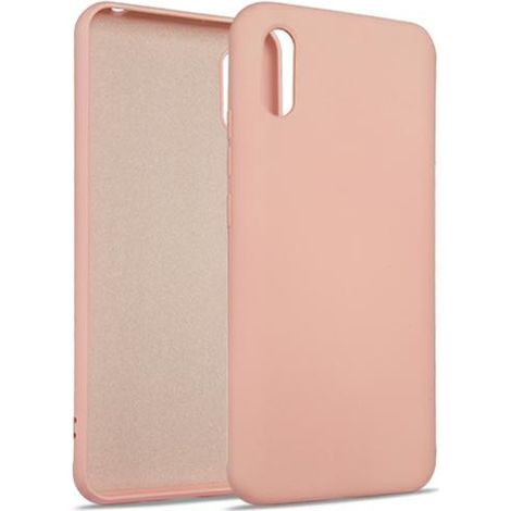 Funda de silicona Beline para Xiaomi Redmi 9A, color oro rosa. (1/2)