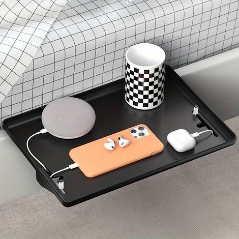 Étagère de chevet, étagère de bureau et organiseur, plateau rectangulaire