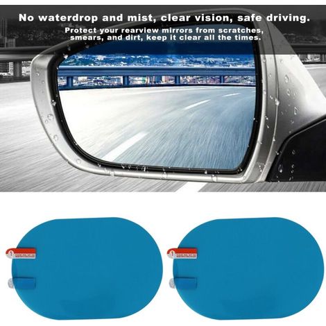 100x150mm Mirror Sticker Protective Film, Rainproof Mirror Film Headlight Restoration Kits (1/4)