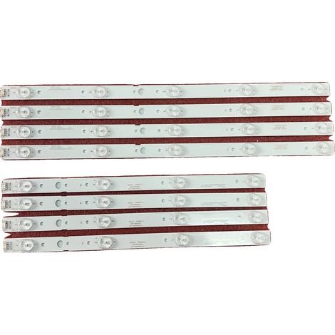LED-Hintergrundbeleuchtungsstreifen, 430 mm Länge, 332 mm Länge, für verschiedene TV-Modelle, Lichtstrom 60, dimmbar (1/5)