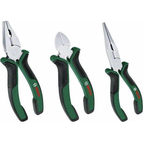 BOSCH 1600A02C0S Juego de alicates (3 uds.)