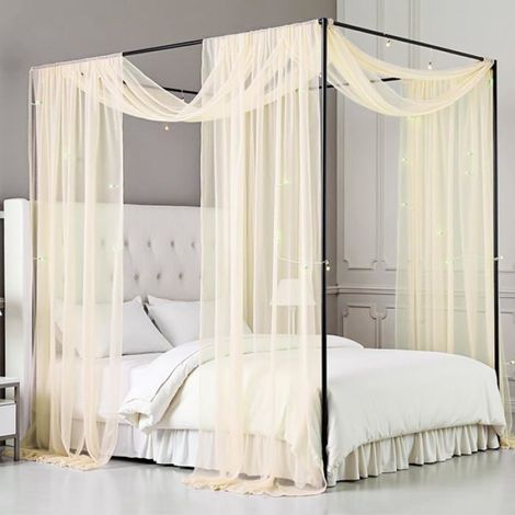 Voilage Mousseline - 1 Pièce - Polyester Beige - Drapé Élégant - Arche Mariage Fête - 75x600cm MASQUE - MOUFLE - CHAUSSONS CH (1/5)