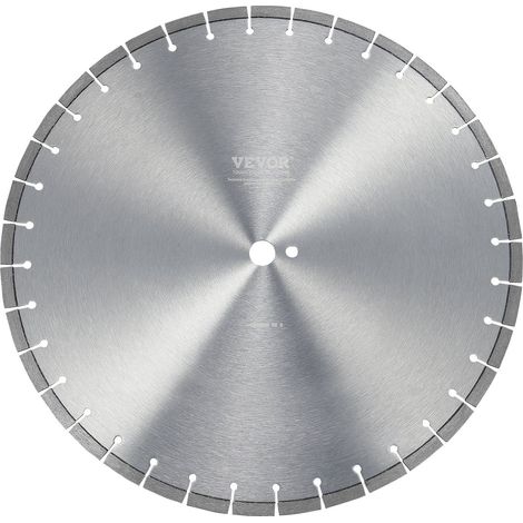 Lame de diamant 20 pouces 500 mm pour scie à béton,segment plat 12 mm,trou central 25,4 mm,idéale pour béton,carrelage et briques (1/5)
