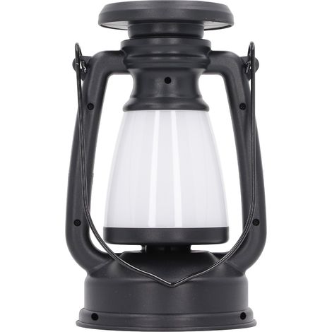 Lanterne LED vintage à intensité variable, portable et multifonctionnelle, idéale pour l'intérieur, l'extérieur, le camping et le jardin. (1/5)