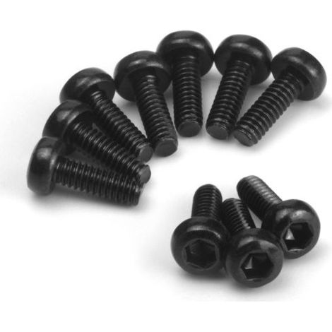 Button Head Screw M1.7x5mm (Hex Socket/10pcs)