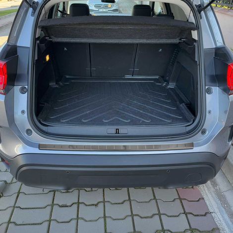 OMAC Ladekantenschutz Stoßstangenschutz für Citroen C5 Aircross 2018-2025 – Edelstahl dark Chrom (1/5)