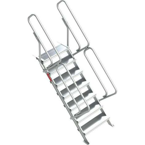 Escalera para entreplantas y altillos Inclinación 45 Altura de desembarco 1,06 m SG45-05 FARAONE (1/5)