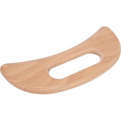 Lot de 2 planches de gua sha en bois de rose, massage visage et corps, favorise la circulation lymphatique, drainage naturel, outil de raclage cutané, pour soin de la peau. (1/5)