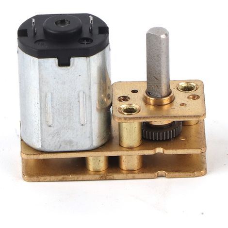 Le moteur à engrenages durable 1024-N20 DC 6V 400RPM convient à la transmission de véhicules intelligents et aux équipements médicaux. (1/5)