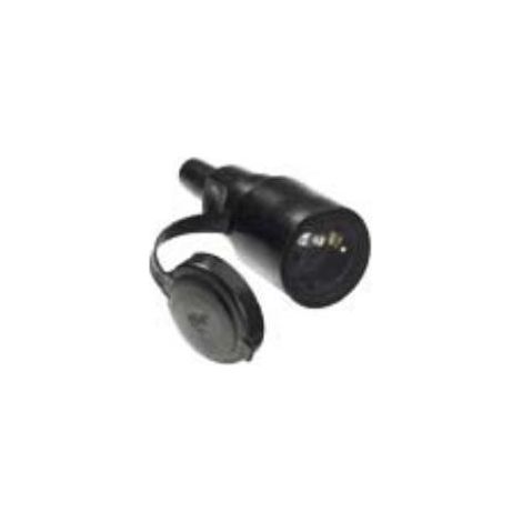 Bachmann Enchufe Clásico Negro 16A 250V IP44