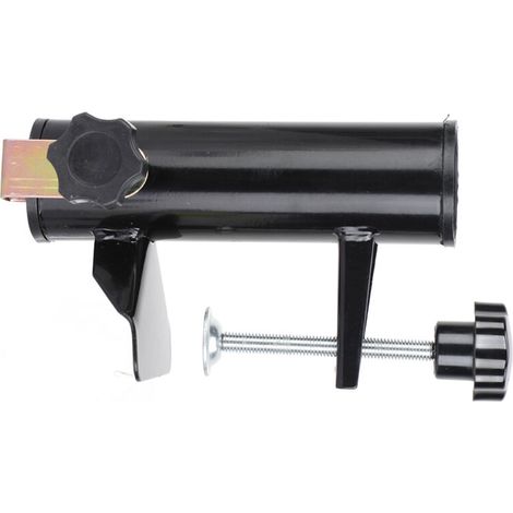 Pince à parapluie en acier robuste pour jardin, terrasse et pêche - Noir (1/5)