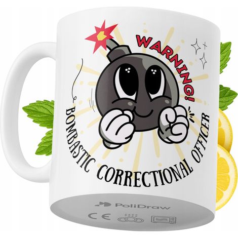 Lustige Tasse für Justizvollzugsbeamte – Kaffee- oder Teetasse mit witzigem Textdesign – ideal für Geburtstage, Namenstage, Feiertage und besondere Anlässe. Hochwertige Tasse für Zuhause, Büro und Arb (1/5)