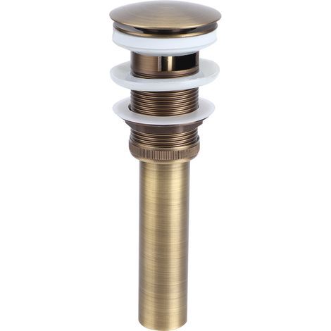 Accessoires de Salle de Bain Bonne ténacité Anti-âge Bouchon de vidange de Bassin, Drain avec trop-Plein, pour Toilette Salle de Bain Cuisine hôtel (1/5)