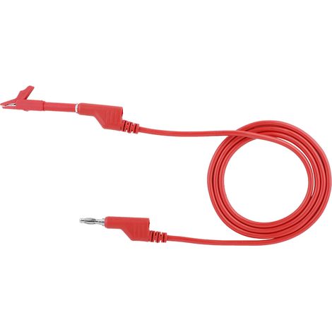 Kit de test P1036B avec fiches bananes 4 mm, câble multimètre et sondes de test à pinces crocodiles (1/5)