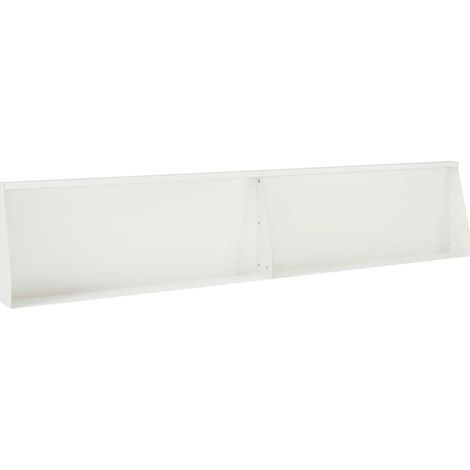 Retaining Wall 2 pcs 100 x 12 x 40 cm Steel White vidaXL