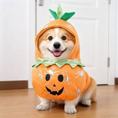 Déguisement d'Halloween pour chiens et chats, idéal pour les promenades, convient aux chiens de petite et grande taille. Taille L. (1/5)