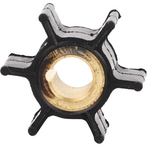 Turbine de pompe à eau 389576 – Pièce de rechange pour moteurs Johnson Evinrude 4/4, 5/5/6/8 CV – Alliage et caoutchouc néoprène (1/5)