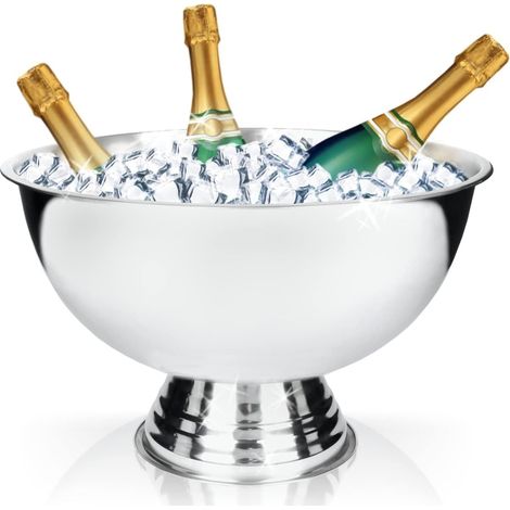 Seau à champagne en acier inoxydable 40 cm (1/5)