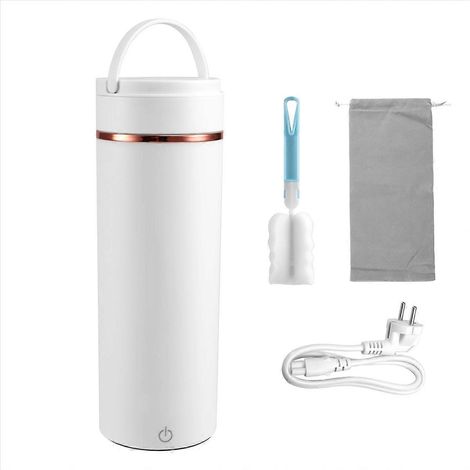 Bouilloire électrique miniature portable de voyage avec 6 réglages de température variables, 500 ml, acier inoxydable 316, arrêt automatique, prise européenne. (1/5)