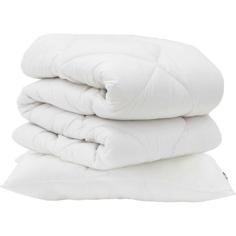 Juego de Edredón con almohada 2 pcs Microfibra vidaXL